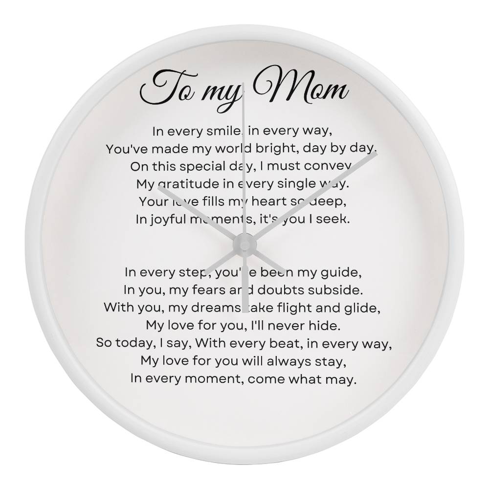 Thank you, Mom clock