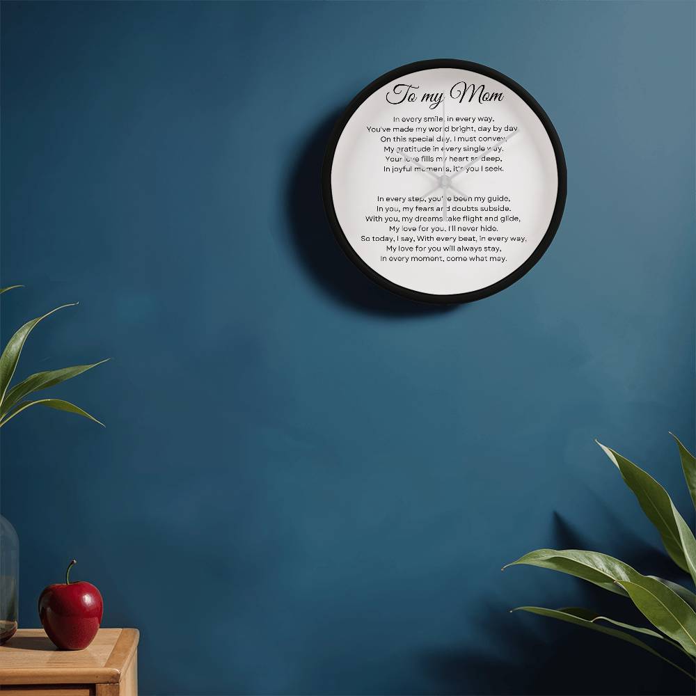 Thank you, Mom clock