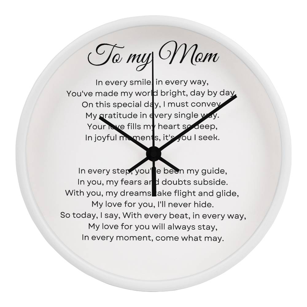 Thank you, Mom clock