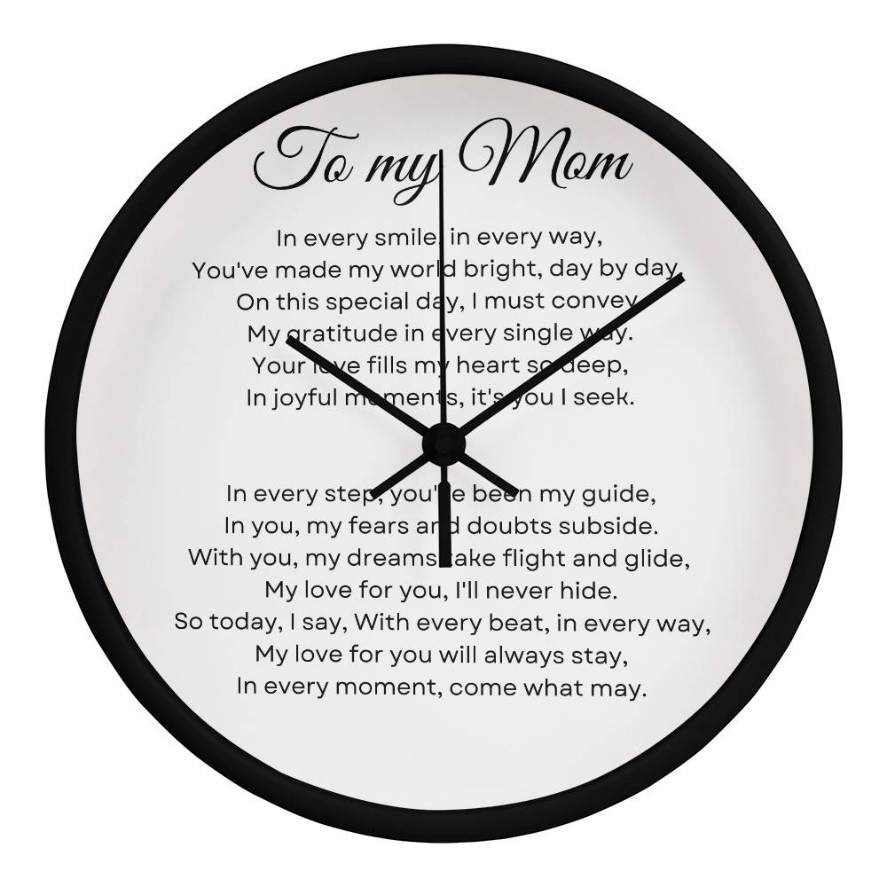 Thank you, Mom clock