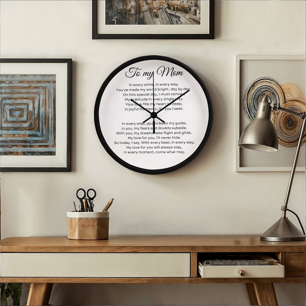 Thank you, Mom clock