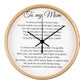 Thank you, Mom clock
